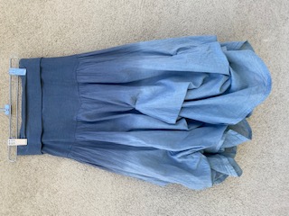 100% Cotton Bubble Short Skirt - Ombery Grey